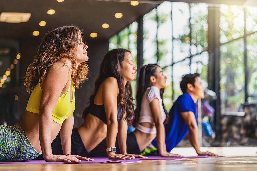 Une séance de Stretching à Gap 